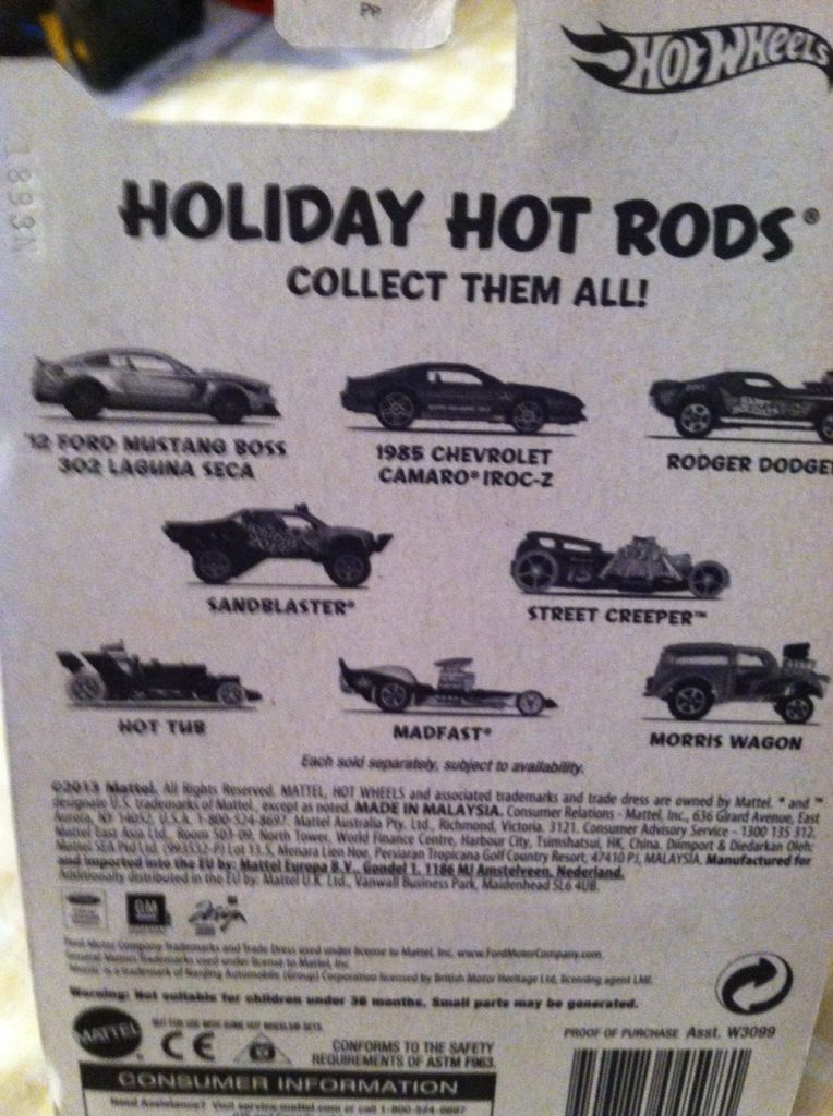 1985 Chevrolet Camaro IROC-Z - 2013 - Holiday Hot Rods toy car collectible - Main Image 2