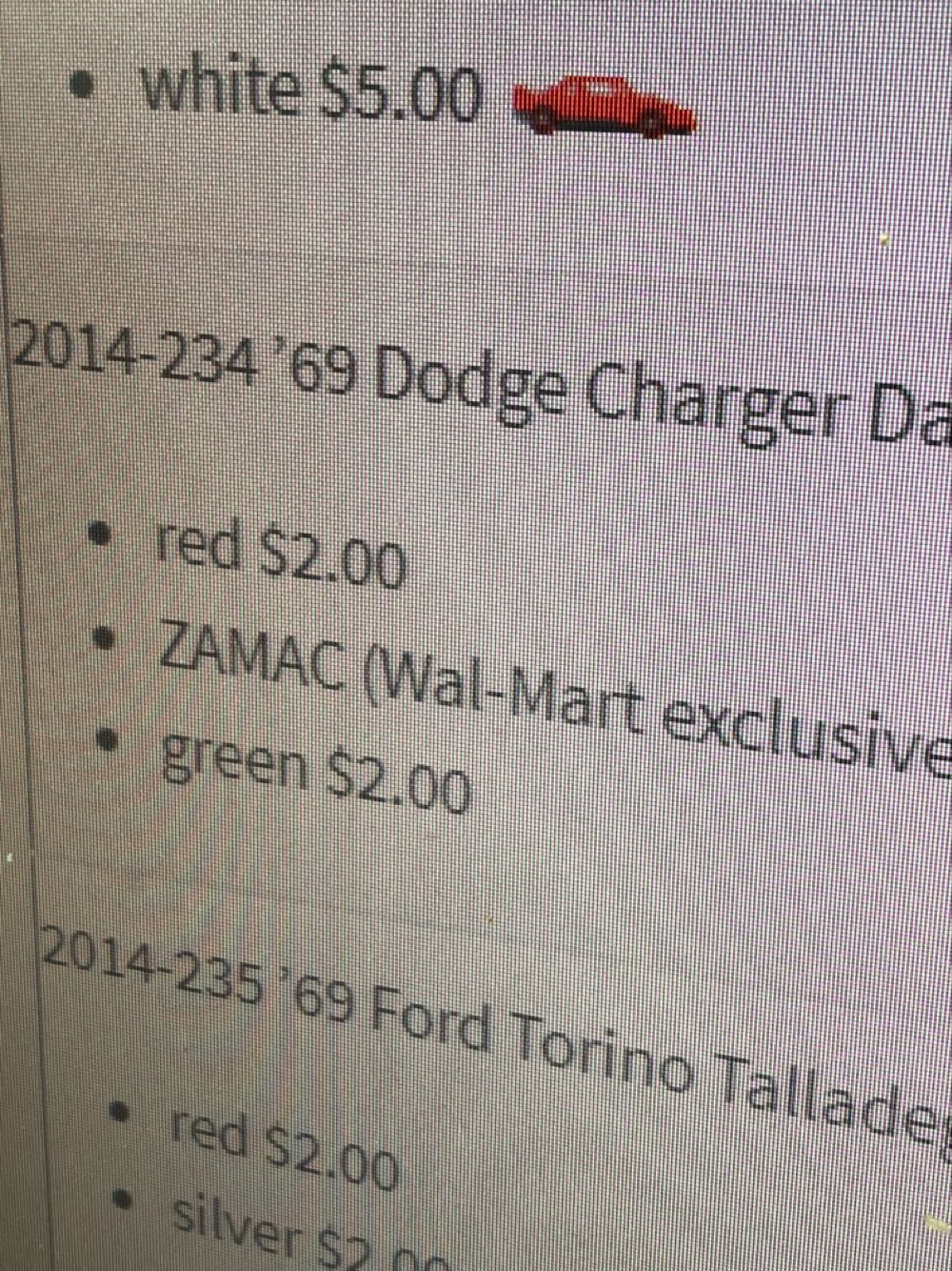 1969 Dodge Charger Daytona - HW Workshop: Muscle Mania toy car collectible - Main Image 3