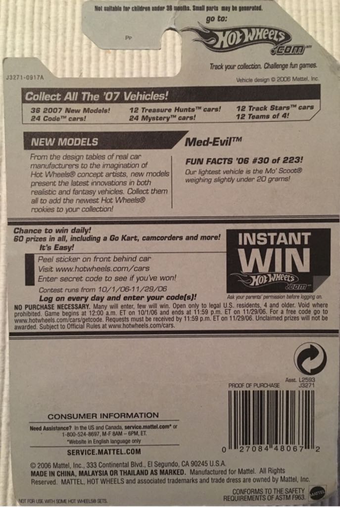 Med-evil - 2006 New Models toy car collectible - Main Image 2