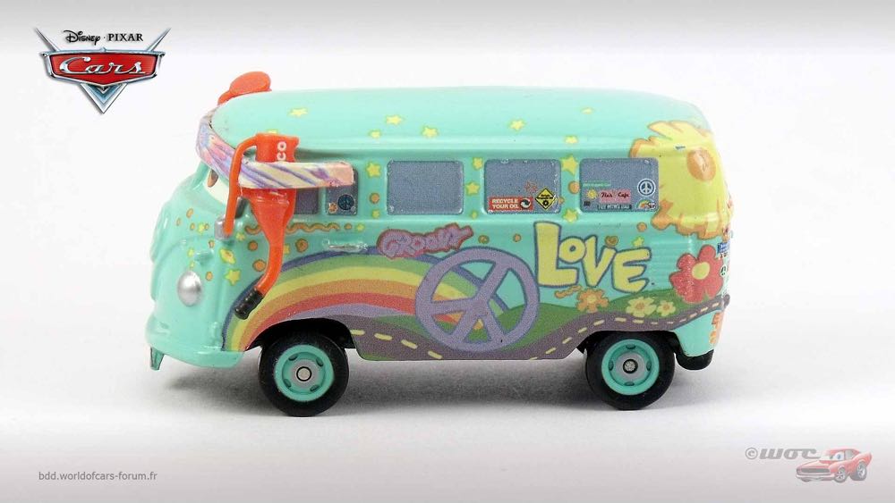 Pit Crew Member Fillmore - (2008 - World of Cars) SINGLES (72) toy car collectible - Main Image 4