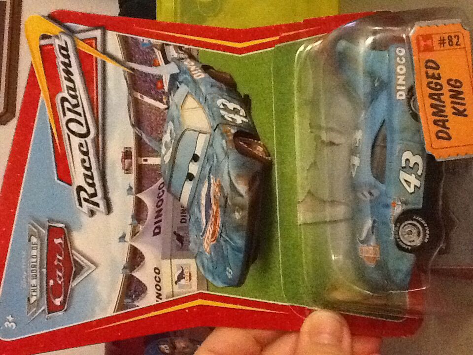 The King - Damaged - Cars 1 Race O Rama toy car collectible - Main Image 1