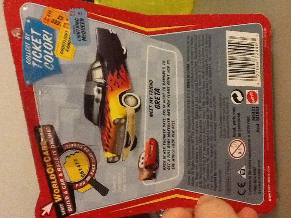 The King - Damaged - Cars 1 Race O Rama toy car collectible - Main Image 2