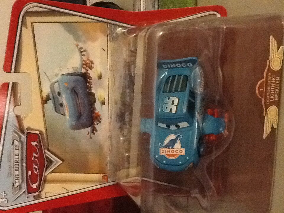 Lightning McQueen with Cone - (2013 - WGP) 95 LIGHTNING McQUEENS (5) toy car collectible - Main Image 1