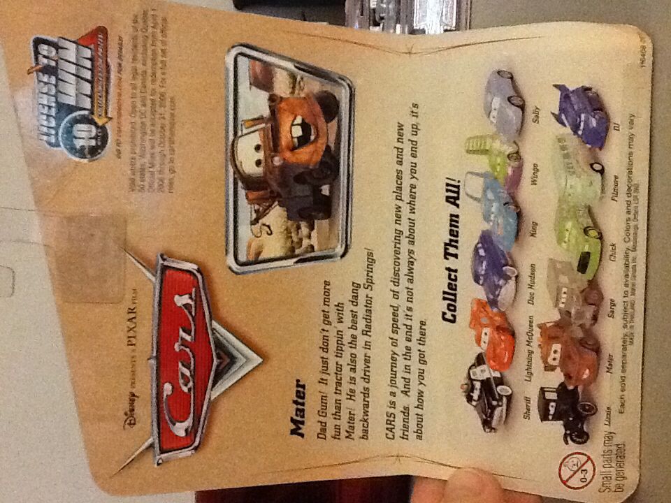 Mater - Disney Pixar toy car collectible - Main Image 2