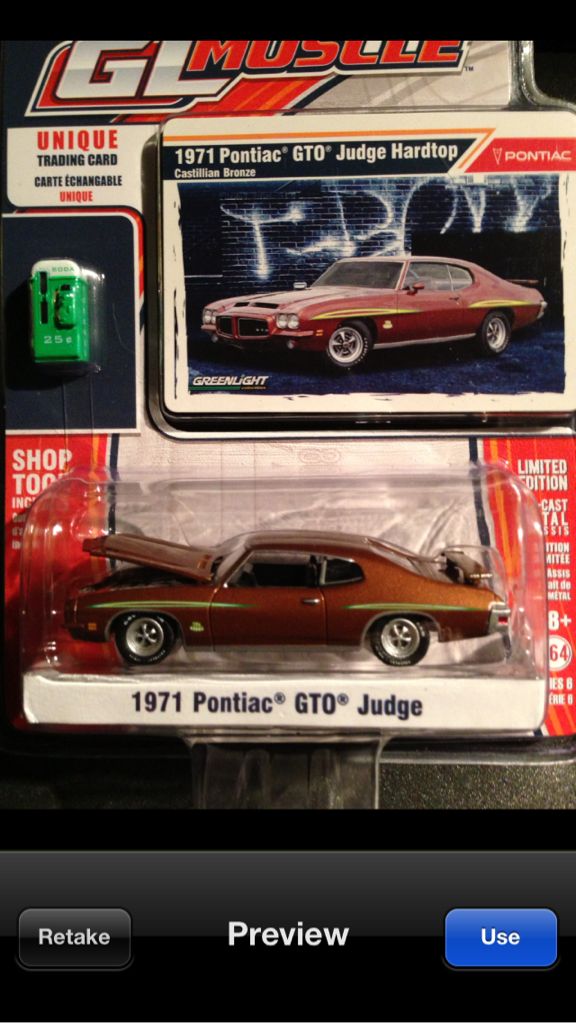 1971 Pontiac GTO Judge - Series 6 toy car collectible - Main Image 2