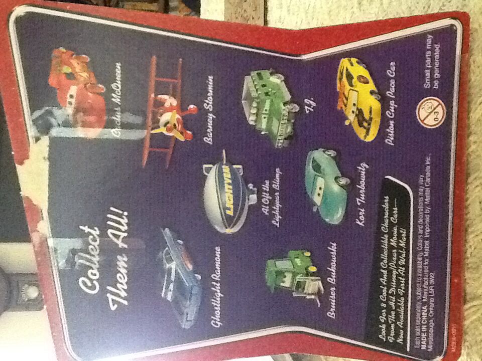 Cactus McQueen - (2007 - Supercharged) Walmart (9) toy car collectible - Main Image 2