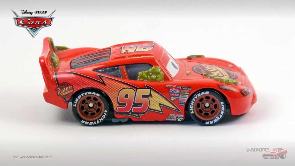 Cactus McQueen - (2007 - Supercharged) Walmart (9) toy car collectible - Main Image 3