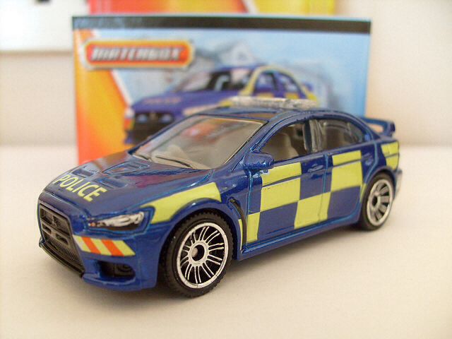 Mitsubishi Lancer Evolution X Police (Loose) - 60th Anniversary toy car collectible - Main Image 2