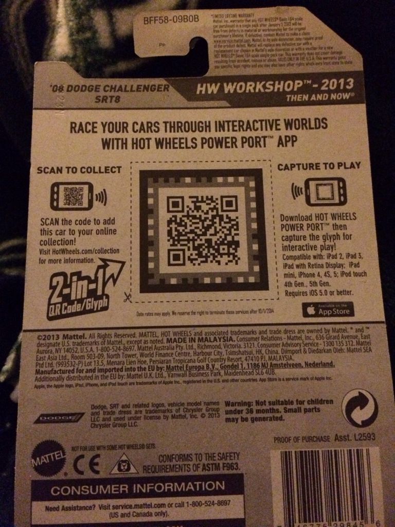 ‘08 Dodge Challenger SRT8 - HW Workshop - Then and Now toy car collectible - Main Image 2