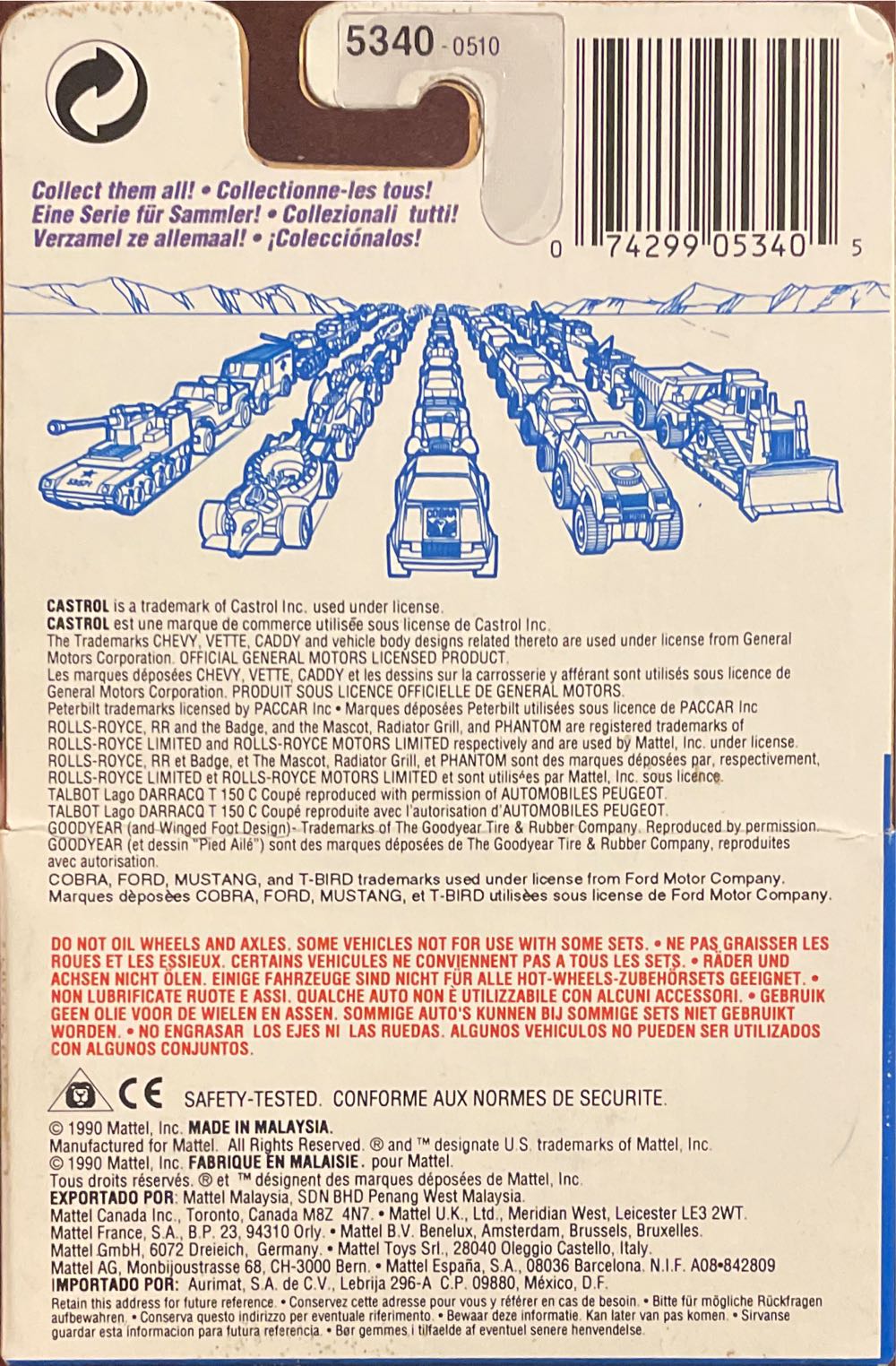 Hotwheels 1991 International - International Box toy car collectible - Main Image 2