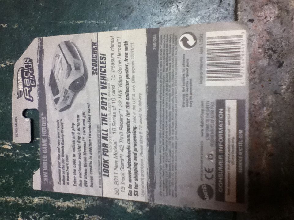 Scorcher - HW Video Game Heroes ’11 toy car collectible - Main Image 2