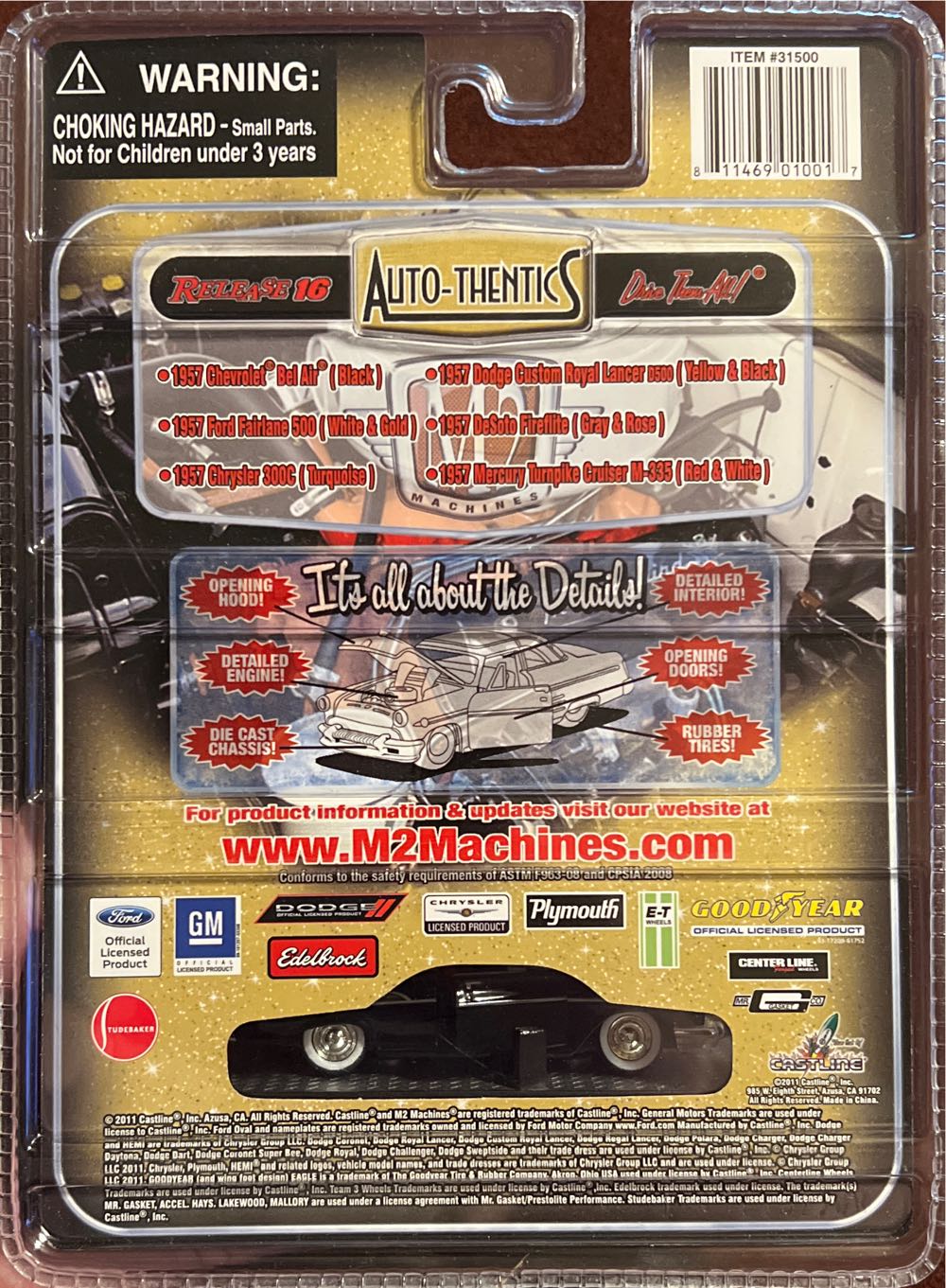 M2 2011 Auto-Thentics - Drive Them All toy car collectible - Main Image 2