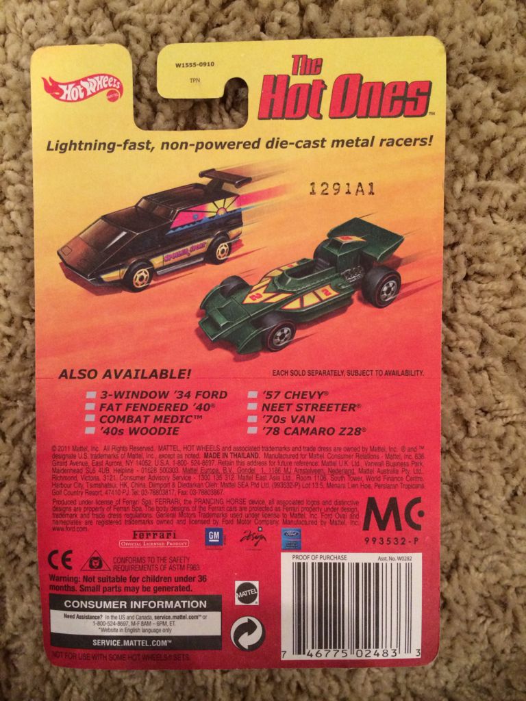 The Hot Ones - 2011 The Hot Ones toy car collectible - Main Image 2
