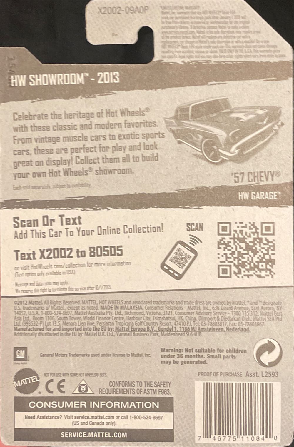 Hotwheels 2012 - HW Showroom toy car collectible - Main Image 3