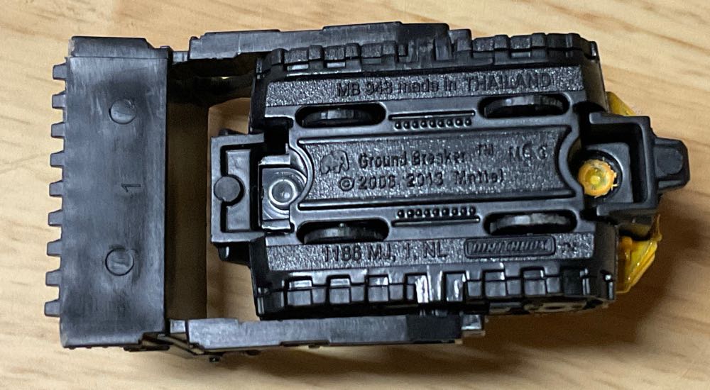 *’Ground Breaker’, Yellow & Black, ’GB Construction’ - Construction toy car collectible - Main Image 4