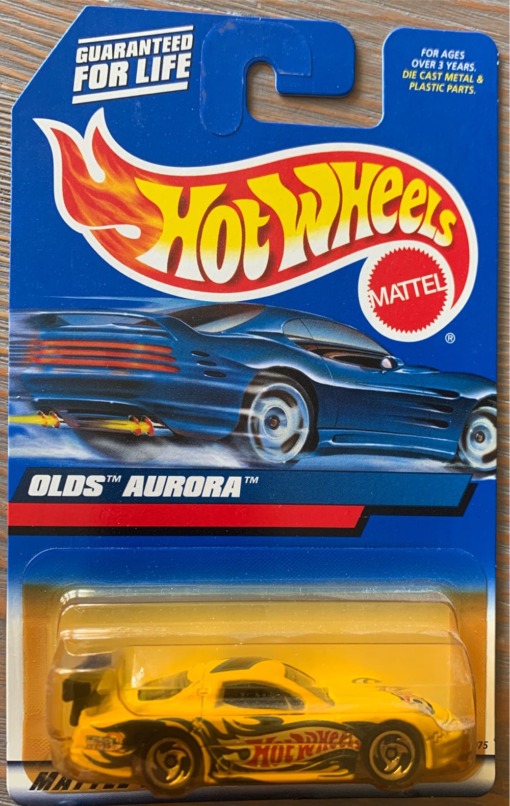 Olds Aurora GTS-1 (loose) - Mattel Wheels toy car collectible - Main Image 3