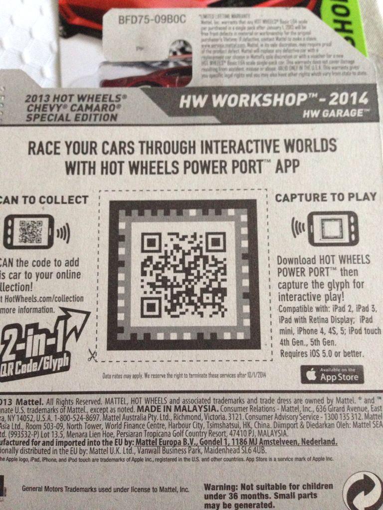 2/10 2013 Hot Wheels Chevy Camaro Special Edition - 2014 - HW Workshop - HW Garage toy car collectible - Main Image 2