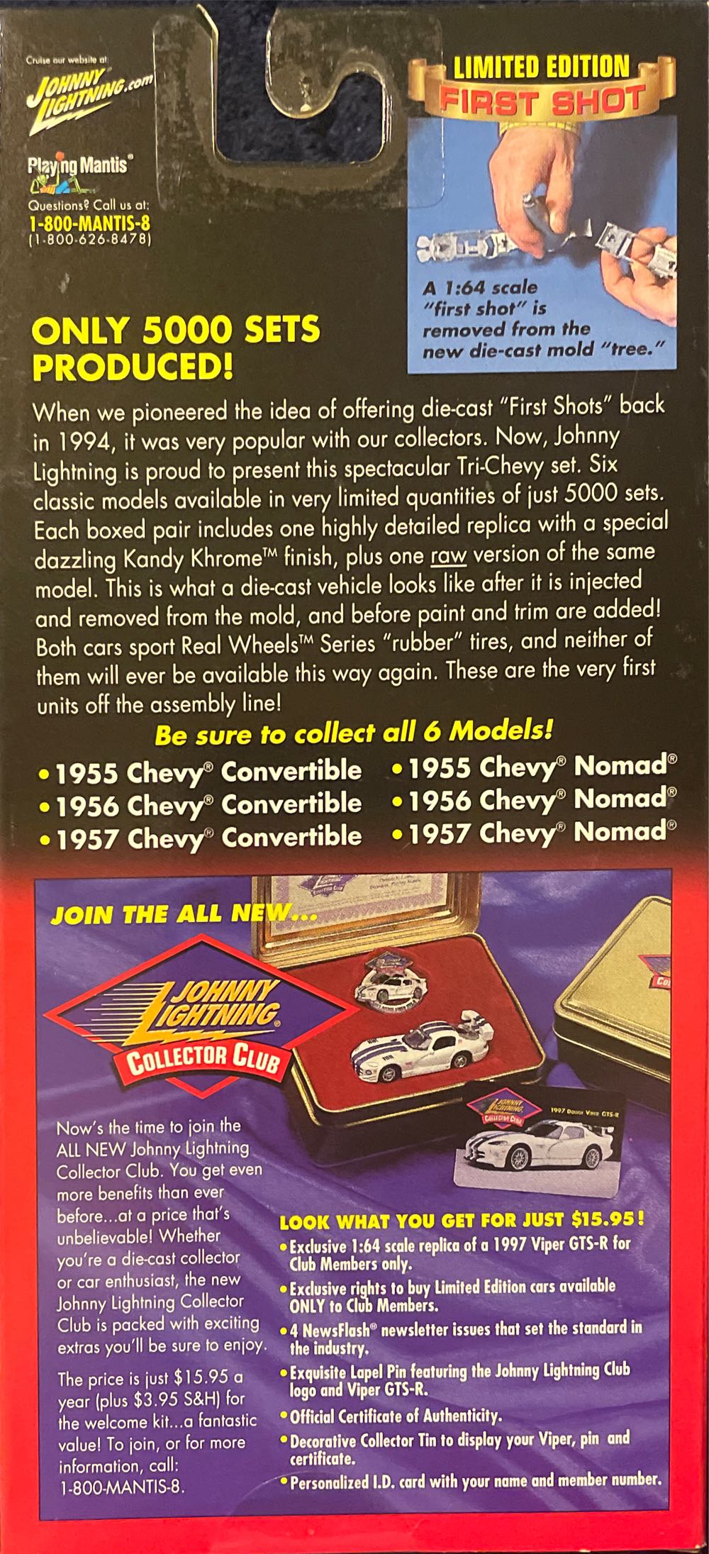 Johnny Lightning 2000 Tri-City - Tri Chevy toy car collectible - Main Image 2