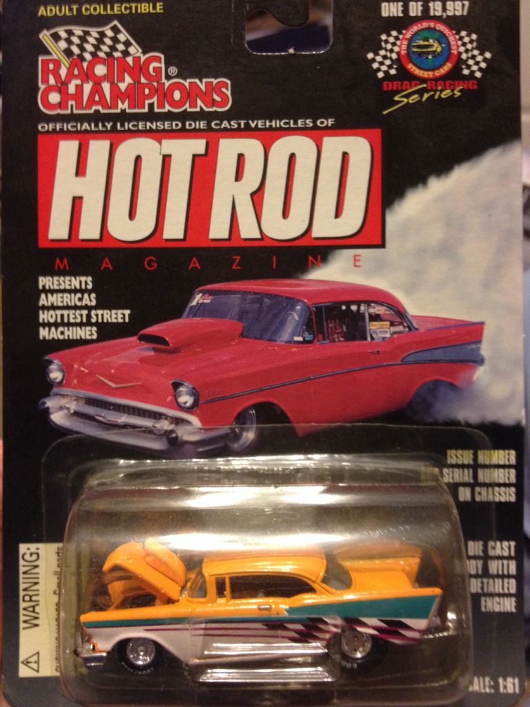 Racing Champions 1997 Hit Rod Magazine - Hot Rods toy car collectible - Main Image 1