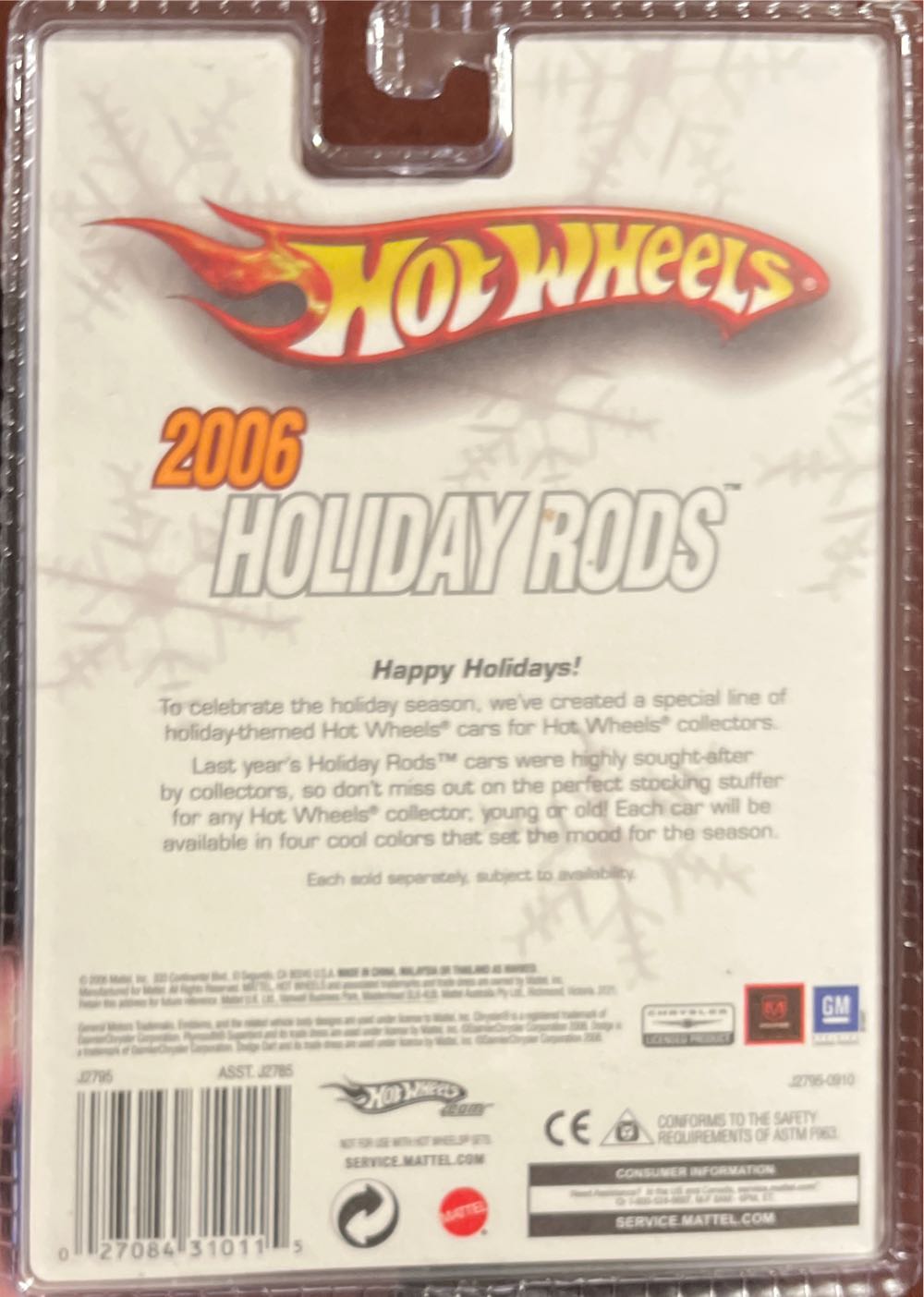 Hotwheels 2006 Holiday Rods - 2006 Holiday Rods toy car collectible - Main Image 2