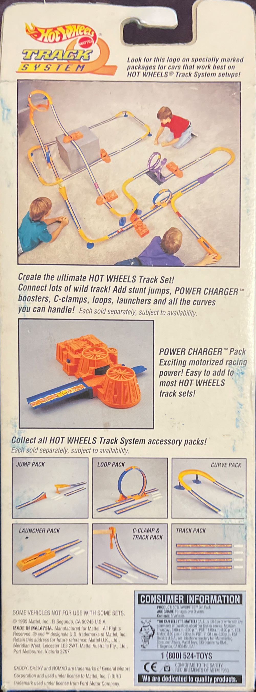 Hotwheels 1995 50’s Favorites - 50’s Favorites toy car collectible - Main Image 2