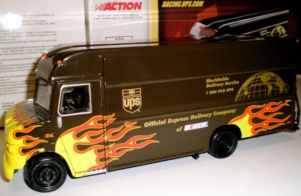 Dale Jarrett UPS Race The Truck  - Winston Cup toy car collectible - Main Image 2