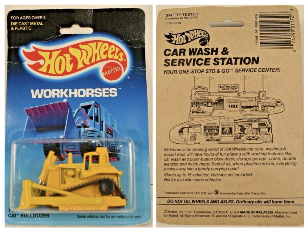 CAT Bulldozer - Workhorses toy car collectible - Main Image 4