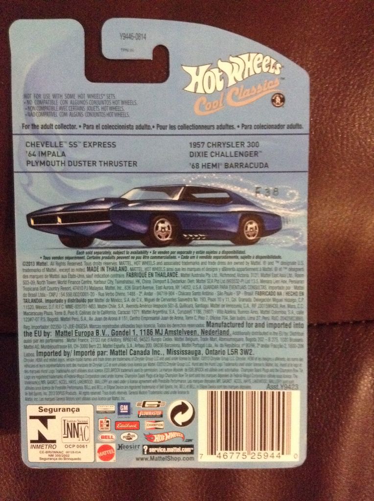 23 - Dixie Challenger (L) - 2013 Cool Classics toy car collectible - Main Image 2