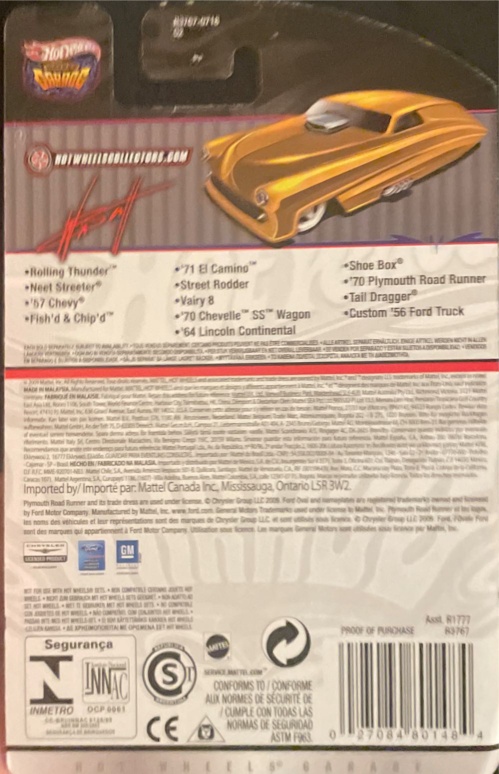 Hotwheels 2009 Wayne’s Garage - Wayne’s Garage toy car collectible - Main Image 4