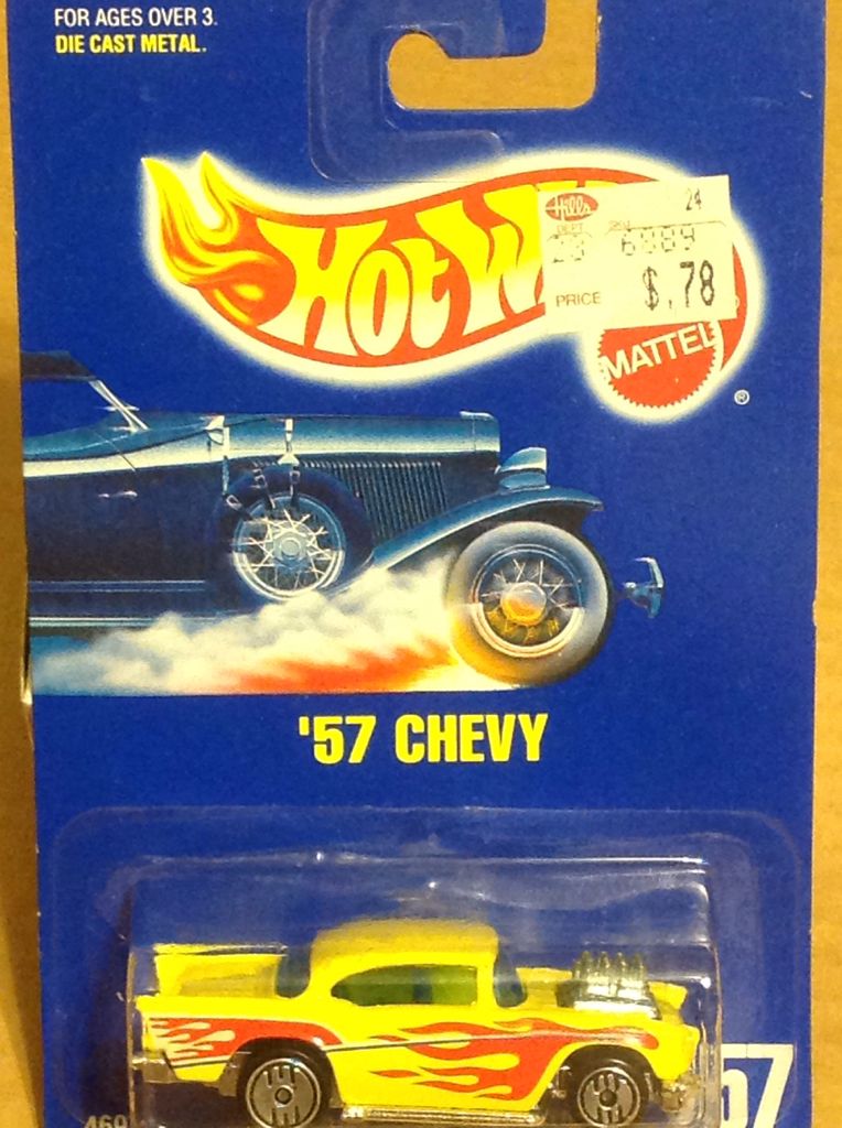 Hotwheels 1990 ‘57 Chevy - ’57 Chevy toy car collectible - Main Image 1