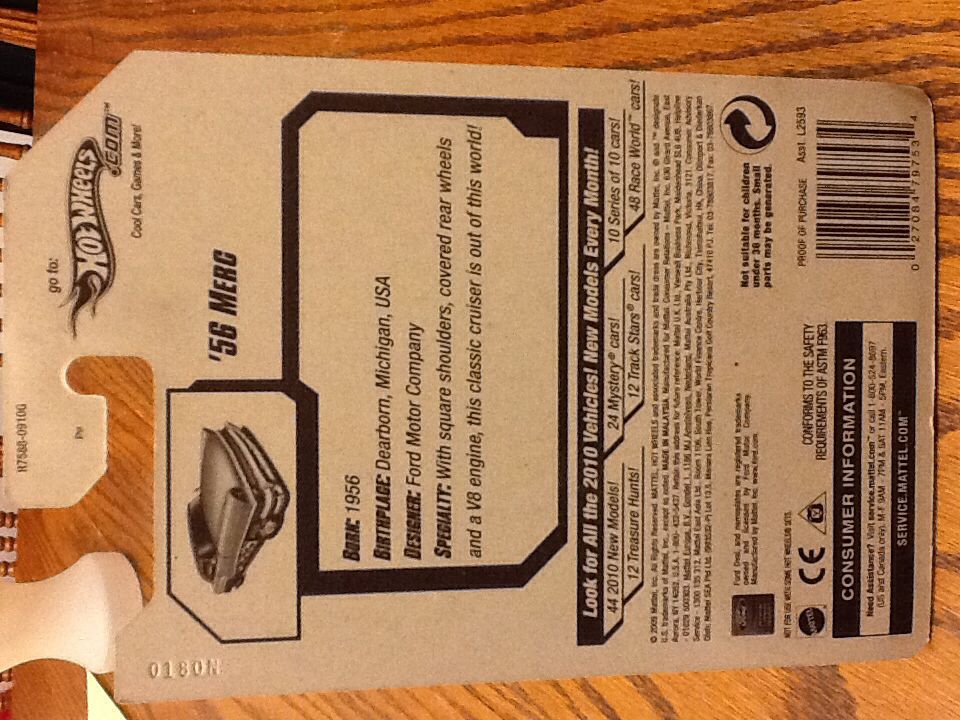 Mercury - Hot Auction 5/10 toy car collectible - Main Image 2