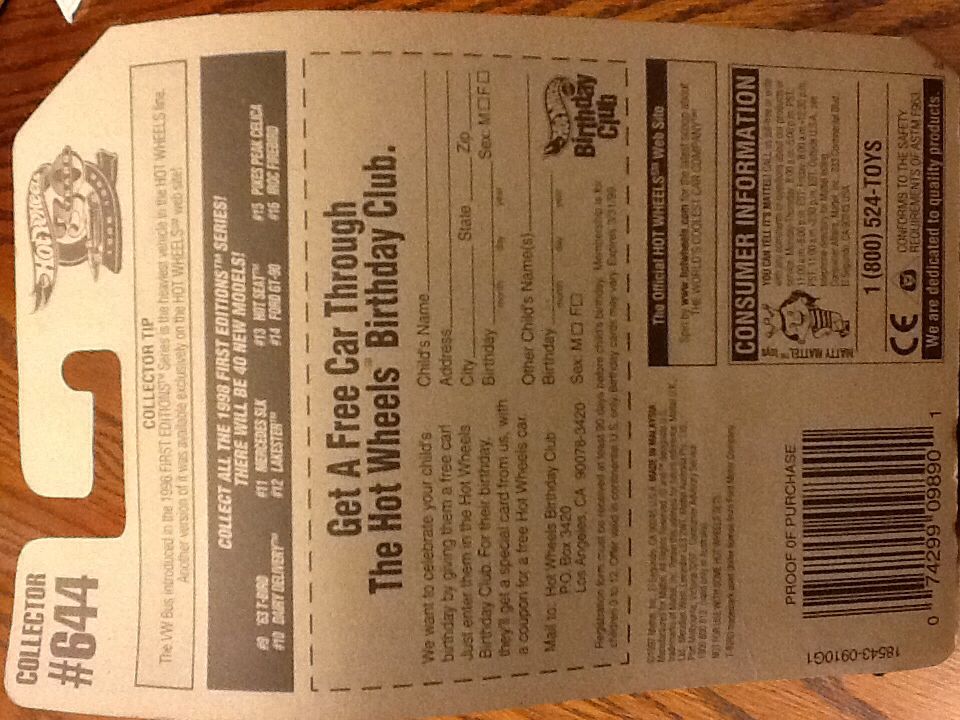 ’63 T-Bird - 1998 First Editions toy car collectible - Main Image 2