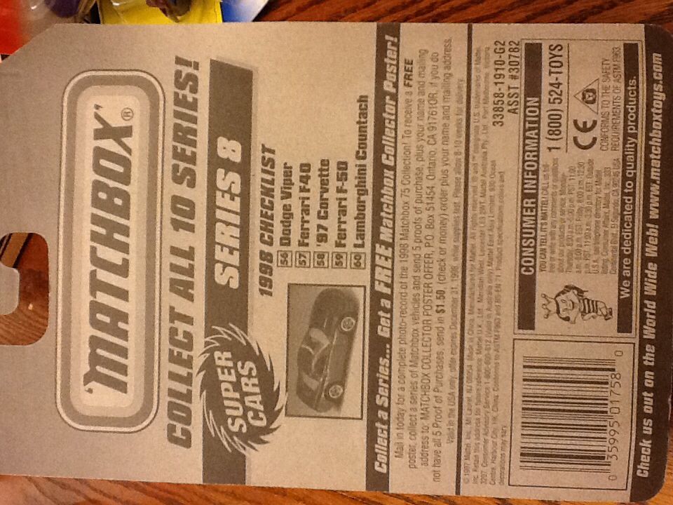 M-B: ’97 Corvette - Super Cars toy car collectible - Main Image 2