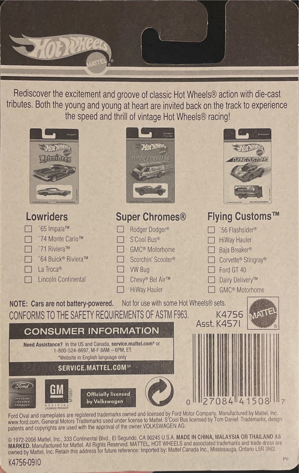 Hotwheels 2006 Super Chromes - Super Chromes toy car collectible - Main Image 2