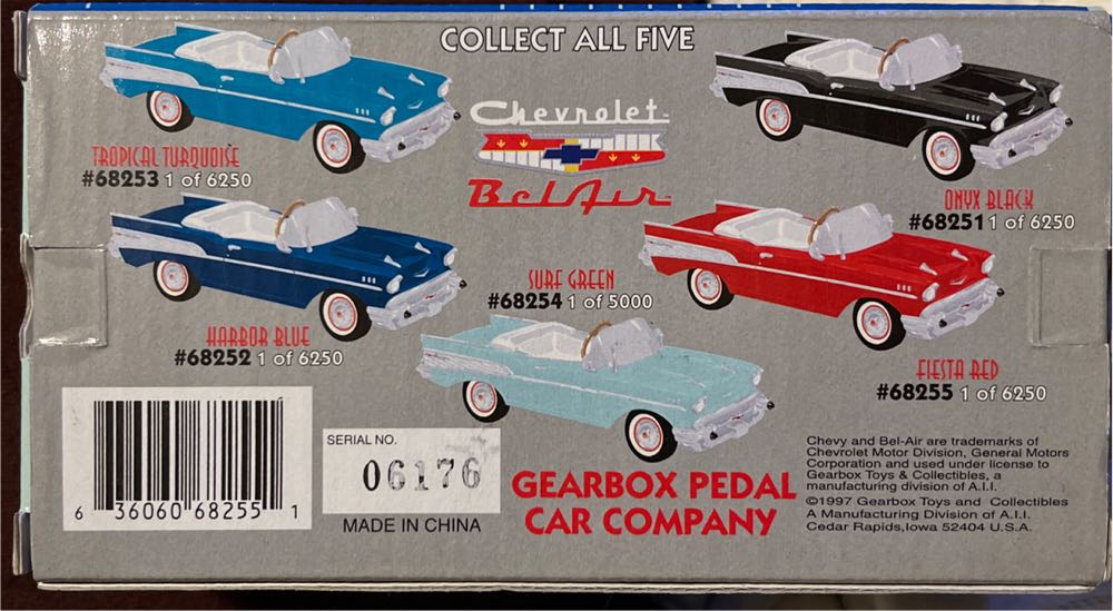 Gearbox 1997 Pedal Car Chevy - Pedal Driven Car toy car collectible - Main Image 2