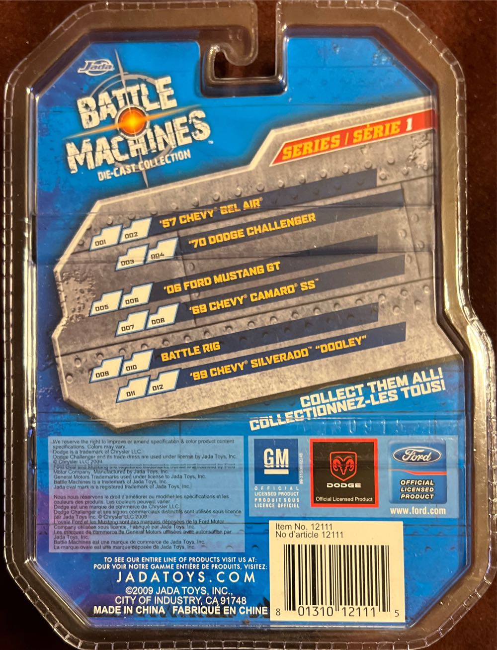 Jada 2009 Battle Machines - Battle Machines toy car collectible - Main Image 2