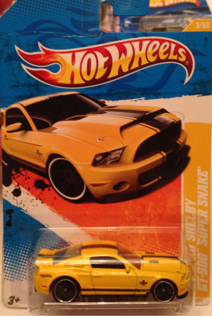 3/50 ’10 Ford Shelby GT-500 Super Snake - 2011 - HW New Models toy car collectible - Main Image 2