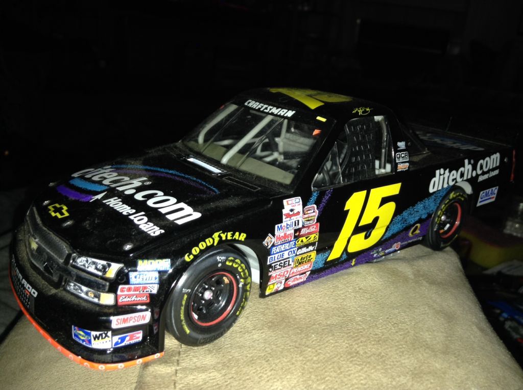 Kyle Busch #15 Ditech.com - 2005 Silverado Super Truck with Tire toy car collectible - Main Image 2