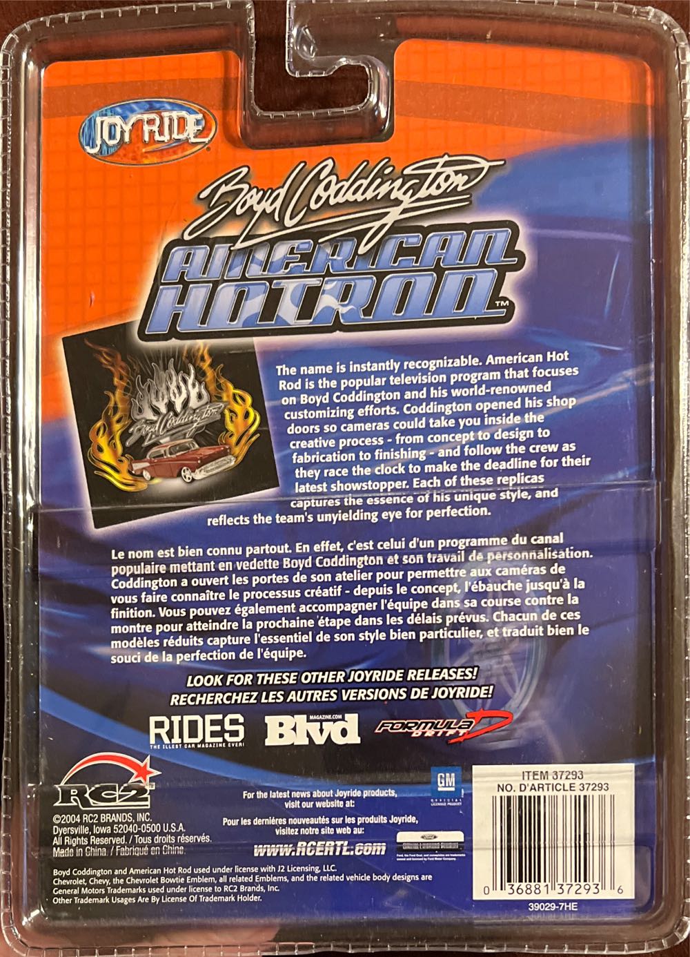Joy Ride - 2004 Boyd Coddington American Hot Rod toy car collectible - Main Image 2
