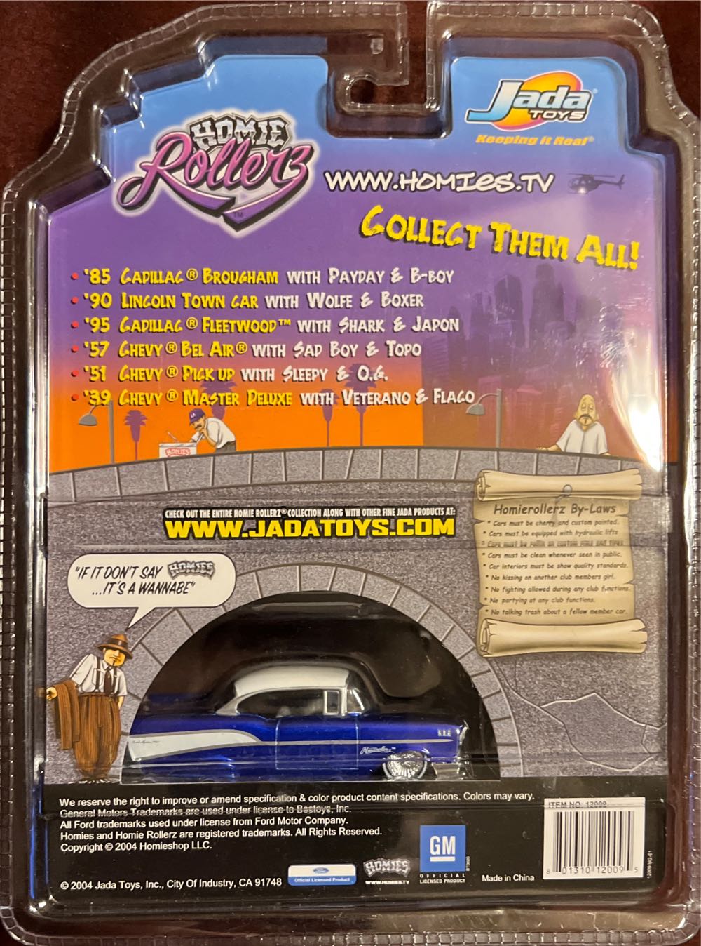 Jada 2004 Homie Rollerz - Homie Rollers toy car collectible - Main Image 2