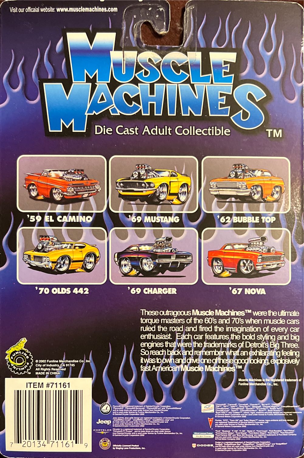 Muscle Machines 2002 - Hot Rods toy car collectible - Main Image 2