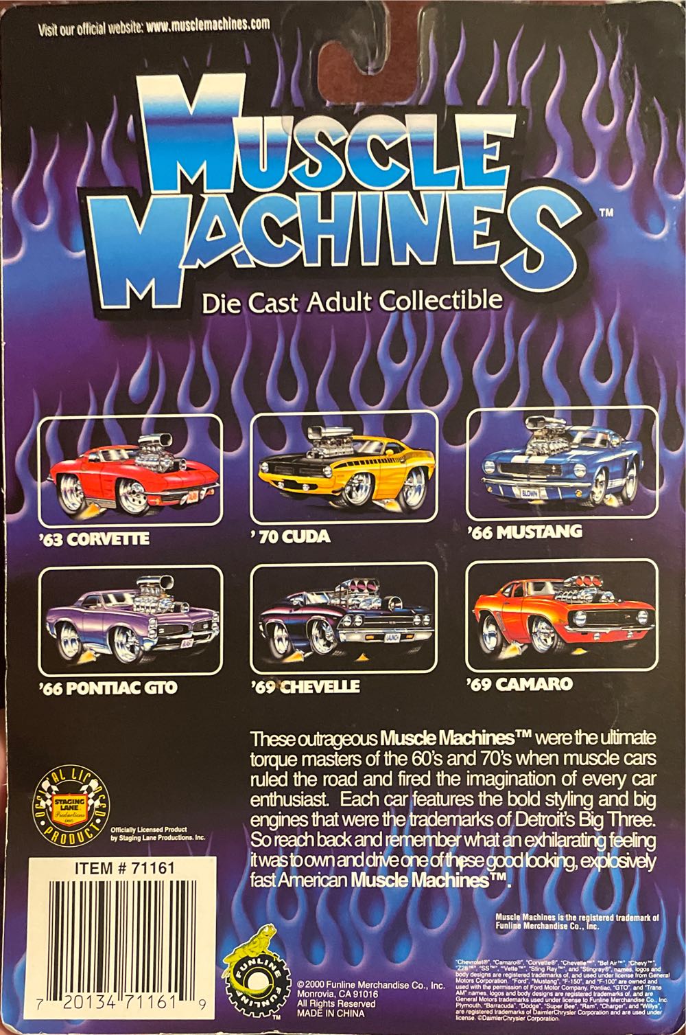 Muscle Machines 2000 - Hot Rods toy car collectible - Main Image 2