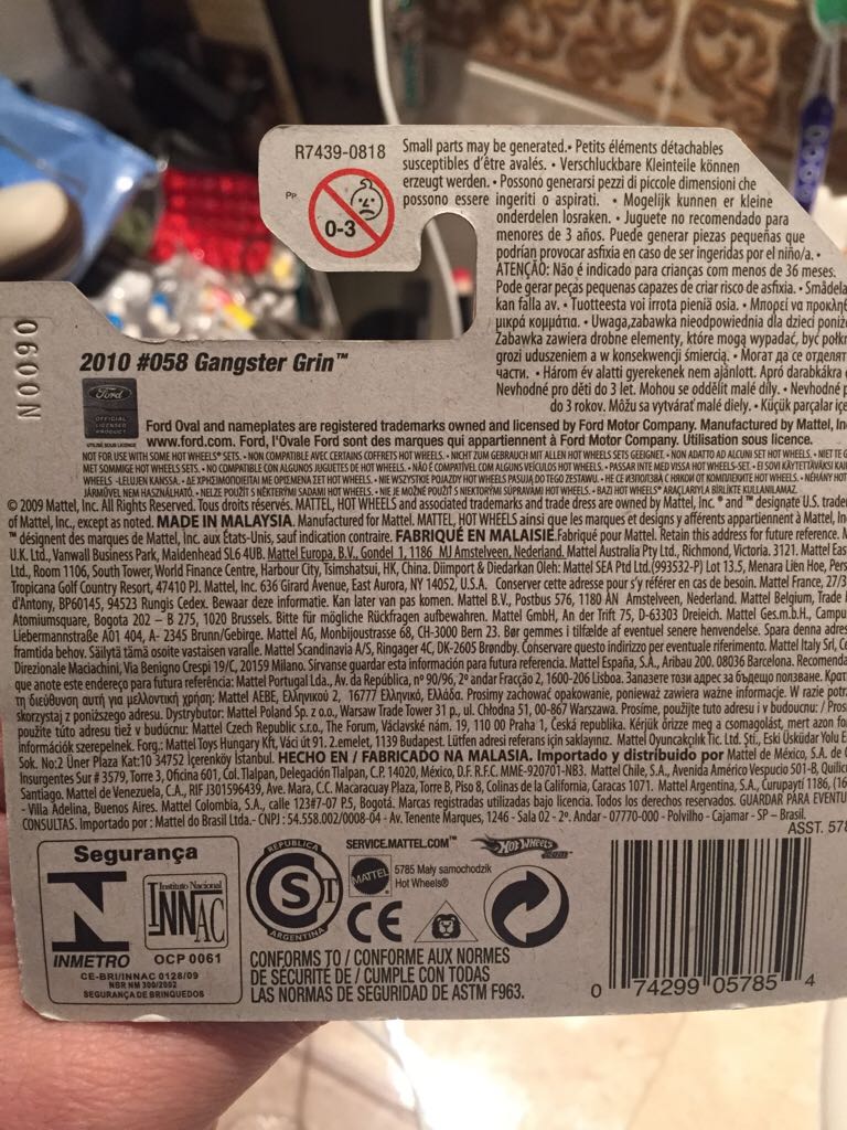 ganster grin TH - ’10 Treasure Hunt toy car collectible - Main Image 2