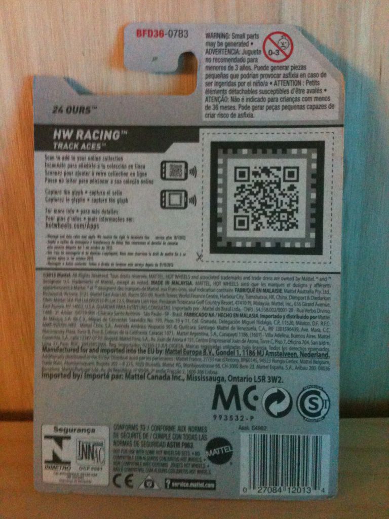 24 Ours - 2014 - HW Race - Track Aces toy car collectible - Main Image 2