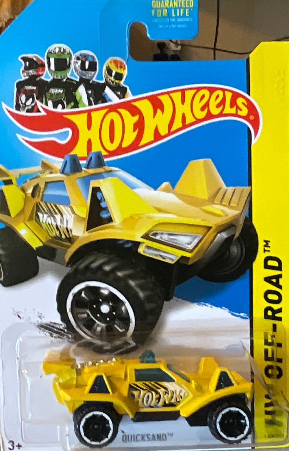 *”Quicksand”, Yellow - HW Off-Road toy car collectible - Main Image 2