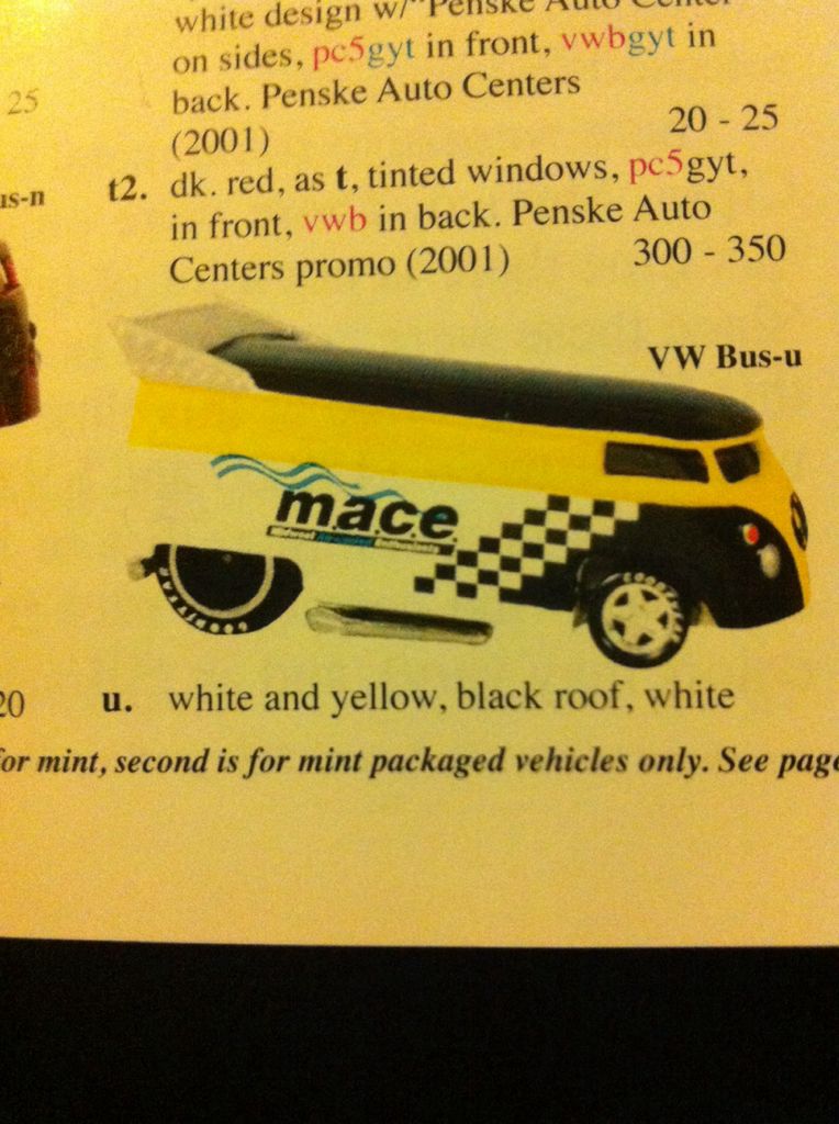 Mace VW Bus - MACE toy car collectible - Main Image 1