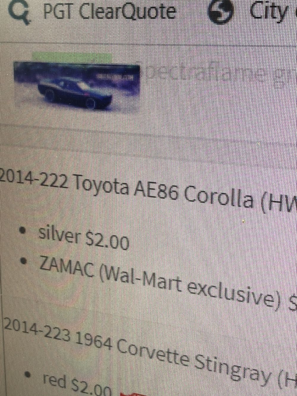 Toyota AE-86 Corolla - 2014 HW Workshop toy car collectible - Main Image 3