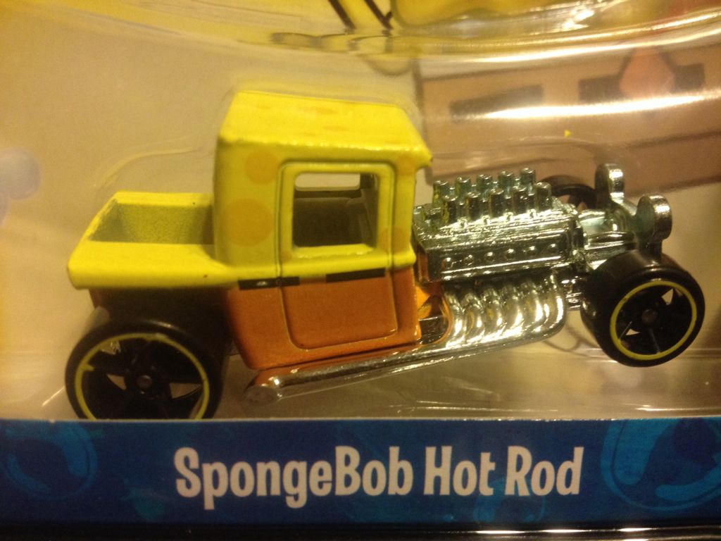 SpongeBob Hot Rod - SpongeBob HW Entertainment toy car collectible - Main Image 2