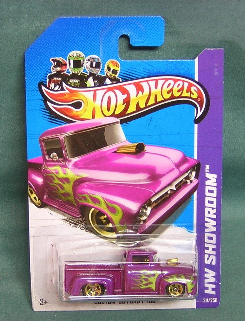 2013 Custom ’56 Ford F-100 - HW Showroom toy car collectible - Main Image 2