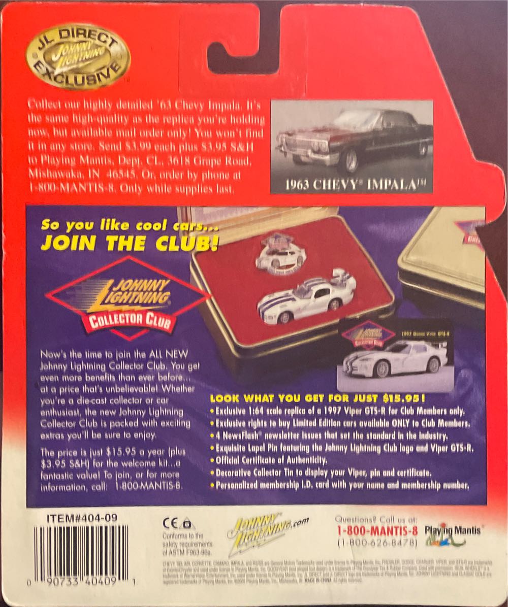 Johnny Lightning 2000 Classic Gold - Classic Gold Collection toy car collectible - Main Image 2